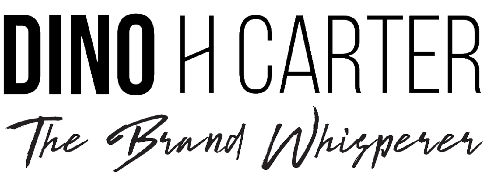 Dino H Carter the brand whisperer logo b